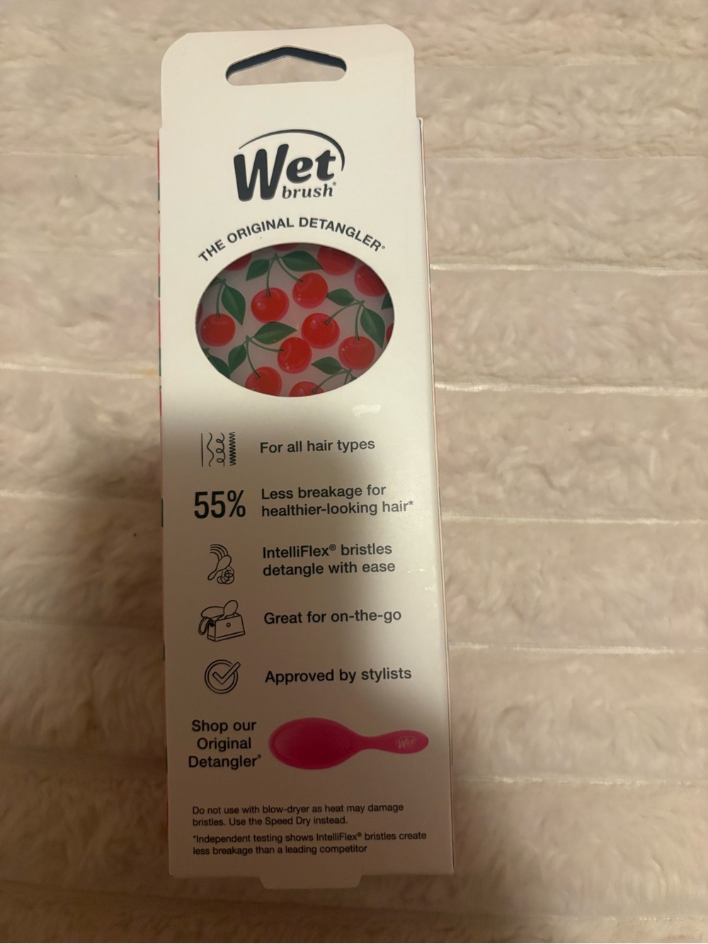 Wet Brush Limited Edition Cherry Mini Detangler